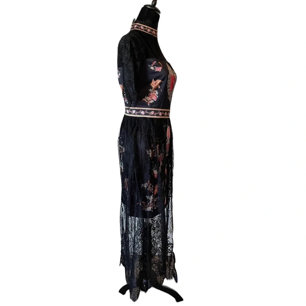 Stunning & Fun Lace Accent Dress The Rozmundah - Picture 7 of 13